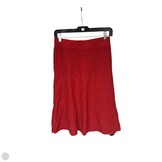 Skirt Maxi By Ann Taylor In Red, Size: Xs