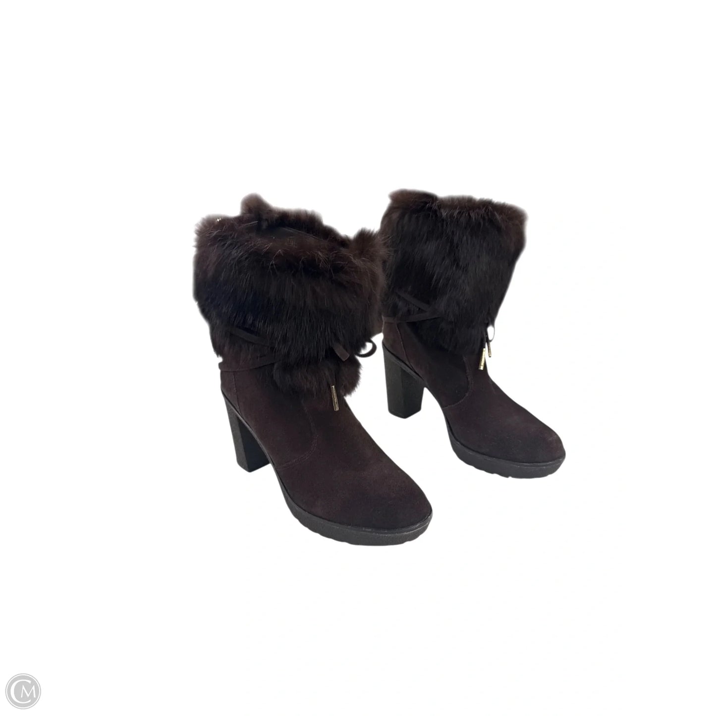 Boots Ankle Heels By Michael By Michael Kors In Brown, Size: 7