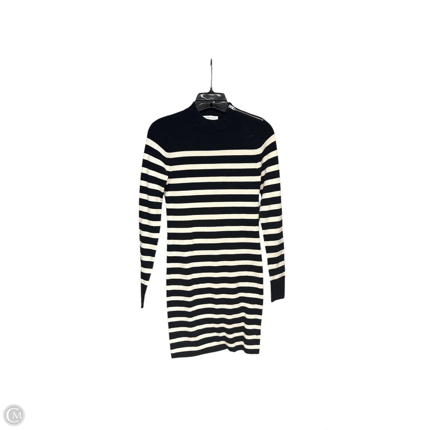 Dress Casual Midi By Everlane In Striped Pattern, Size: M
