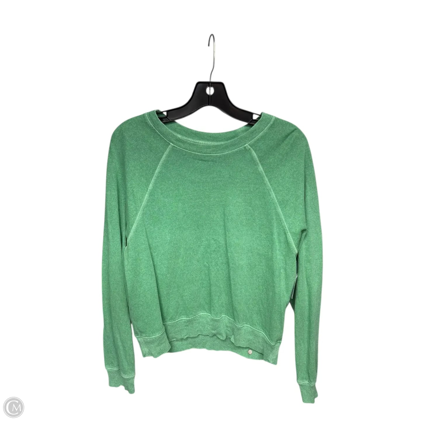 Top Long Sleeve By Everlane In Green, Size: Xs