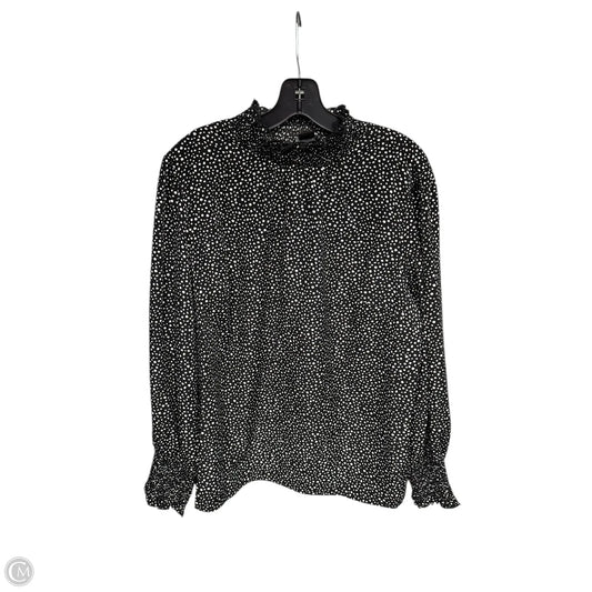 Blouse Long Sleeve By Sanctuary In Black & White, Size: 1x