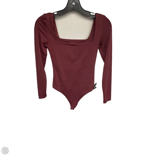 Bodysuit By Aritzia In Maroon, Size: S