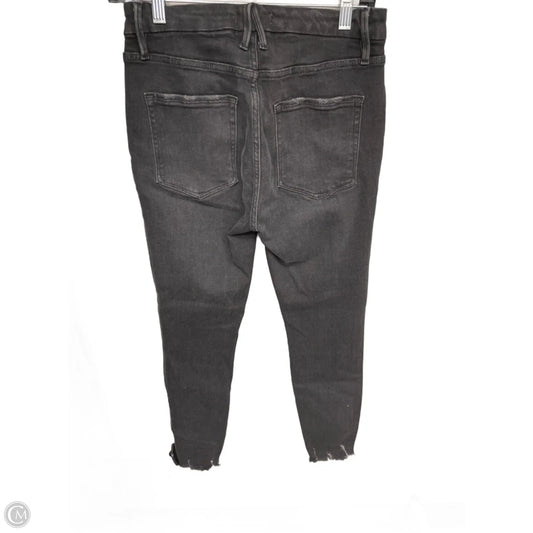 Jeans Skinny By Good American In Black Denim, Size: 8