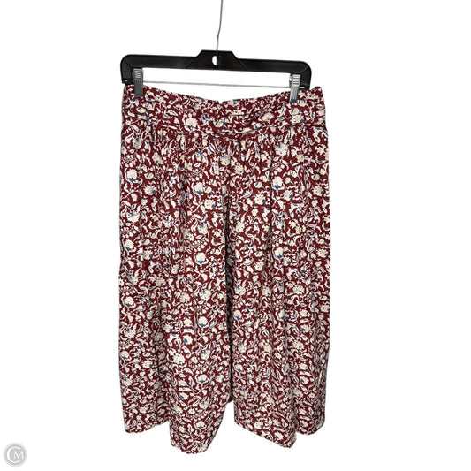 Skirt Maxi By Joie In Maroon, Size: 12