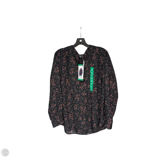 Top Long Sleeve By Hilary Radley In Floral Print, Size: Xl