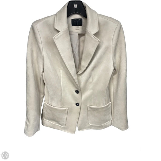 Blazer By Tahari In Beige, Size: Xs