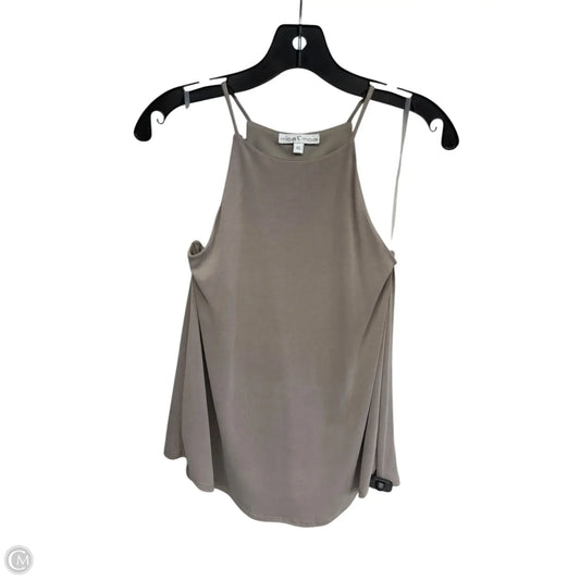 Top Sleeveless By Moa Moa In Taupe, Size: Xs