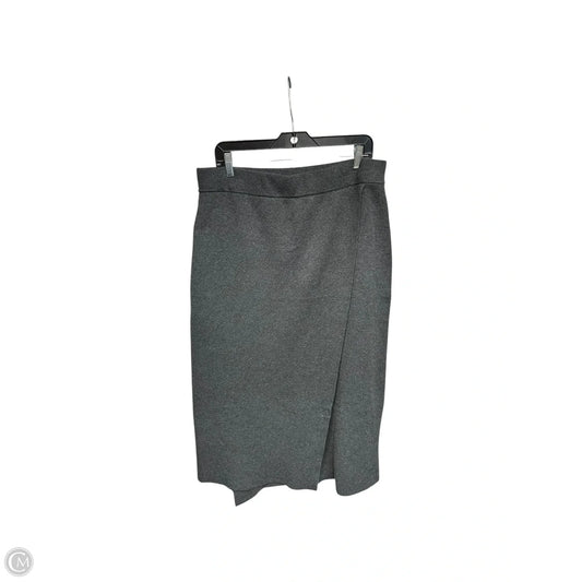 Skirt Midi By A New Day In Grey, Size: Xxl