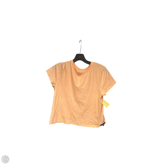 Top Short Sleeve Basic By Universal Thread In Peach, Size: M