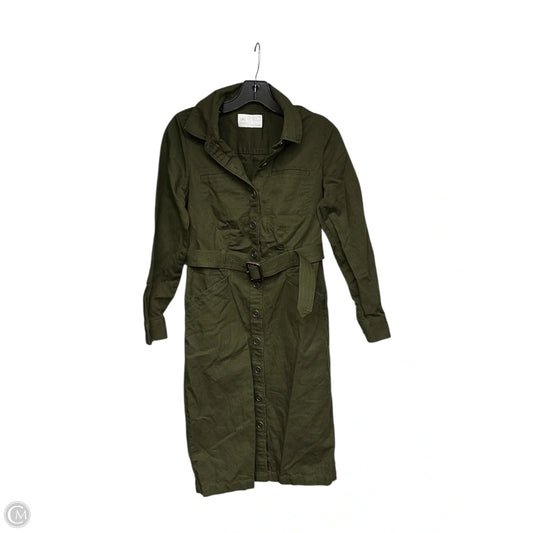 Dress Casual Midi By Converse In Green Denim, Size: 4