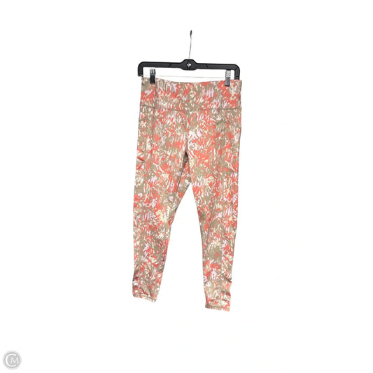 Athletic Leggings By Dkny In Orange, Size: M