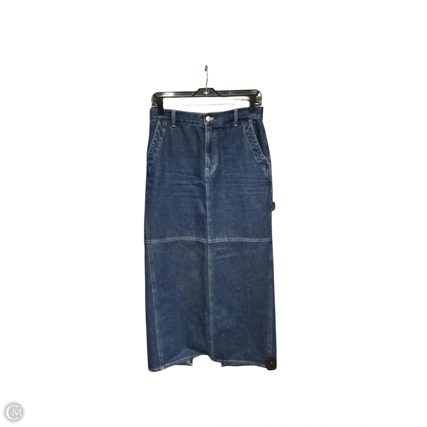 Skirt Maxi By Madewell In Blue Denim, Size: 26