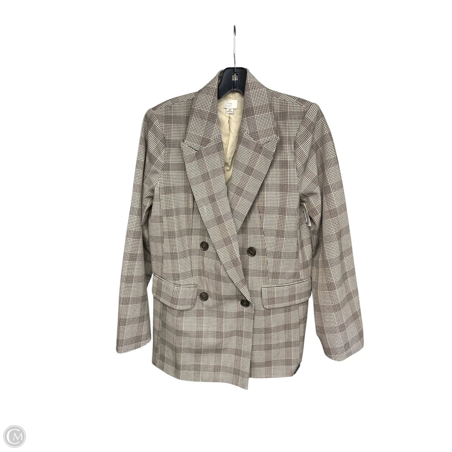 Blazer By A New Day In Plaid Pattern, Size: Xs