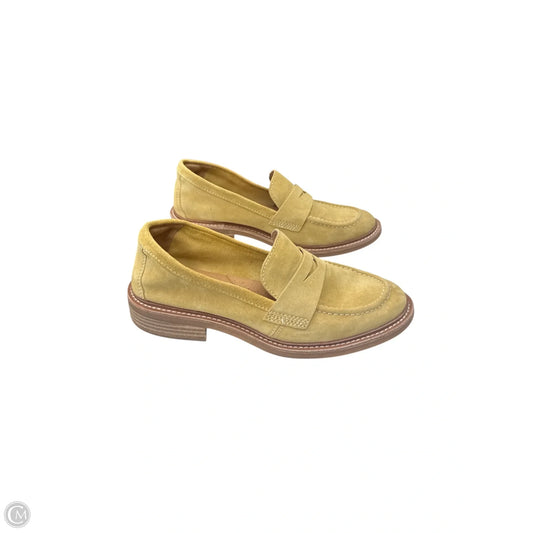 Shoes Heels Block By Sofft In Yellow, Size: 7.5