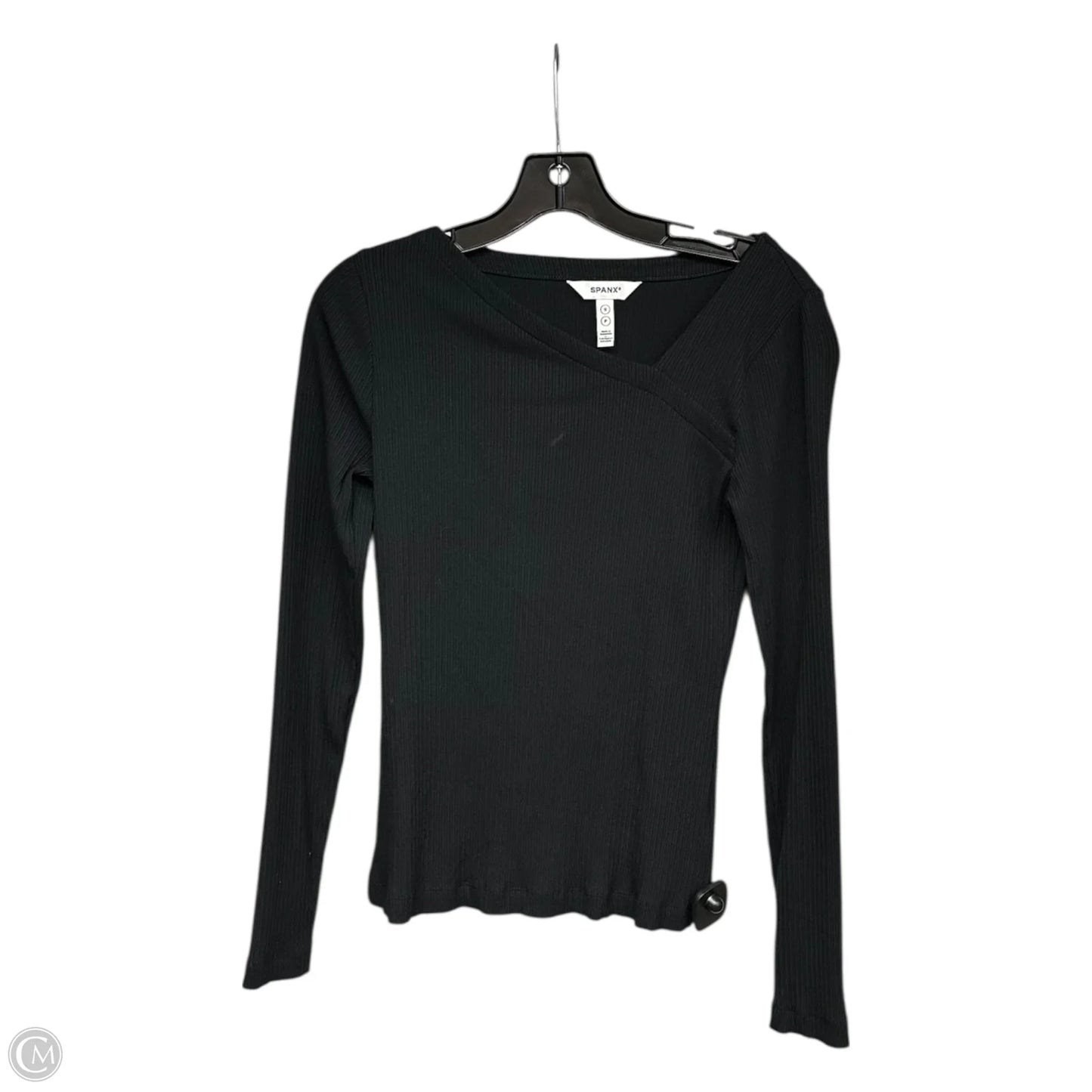Top Long Sleeve Basic By Spanx In Black, Size: S