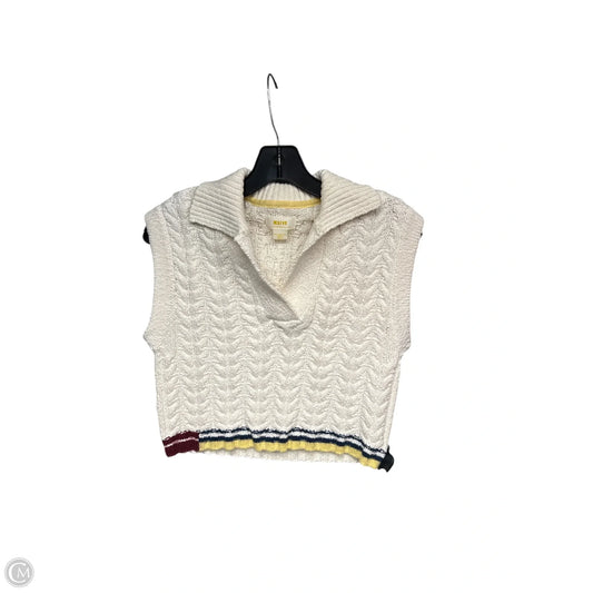 Sweater Short Sleeve By Maeve In Cream, Size: Xxs
