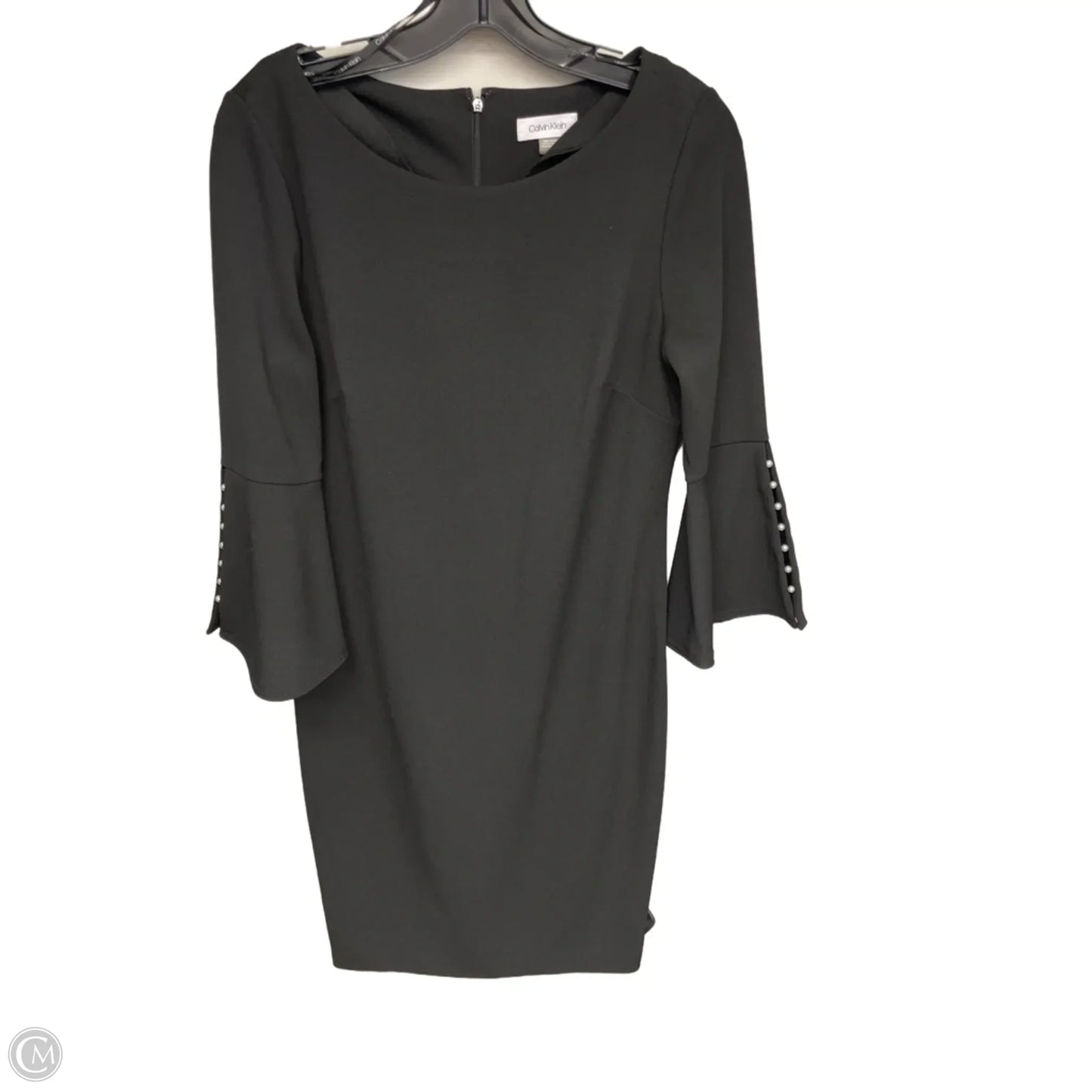 Dress Work By Calvin Klein In Black, Size: 10