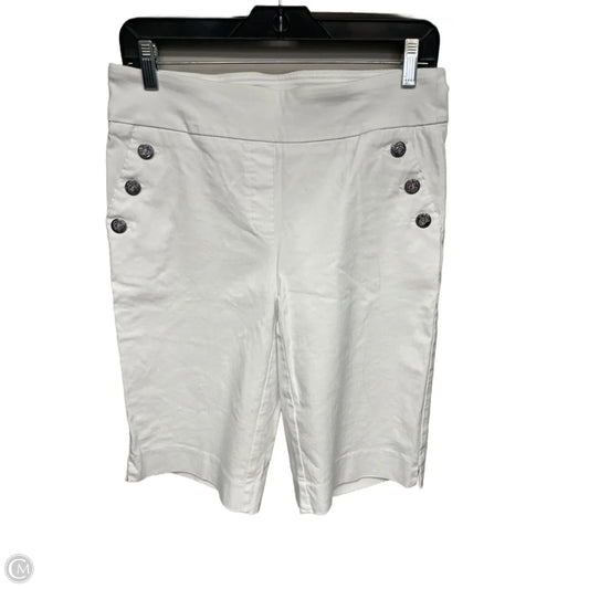 Capris By Counterparts In White, Size: S
