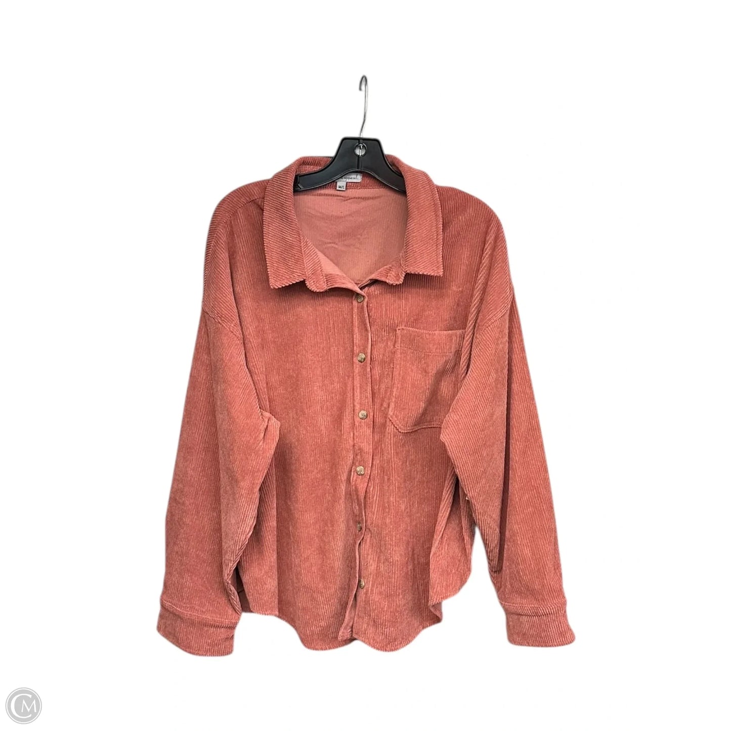Jacket Shirt By Wishlist In Pink, Size: M