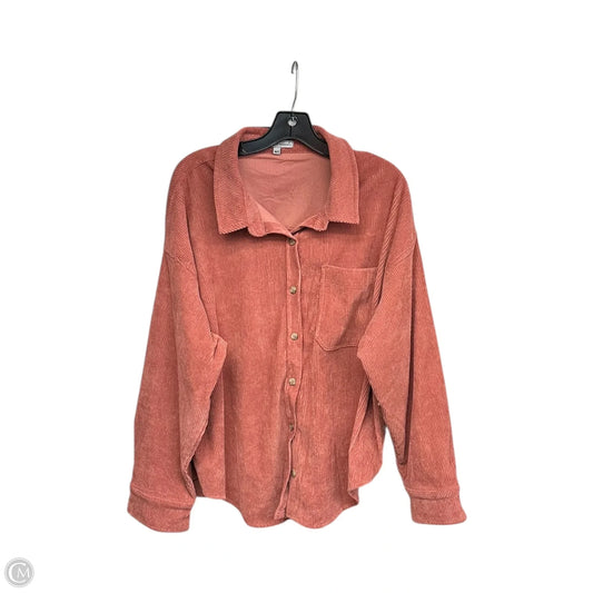 Jacket Shirt By Wishlist In Pink, Size: M