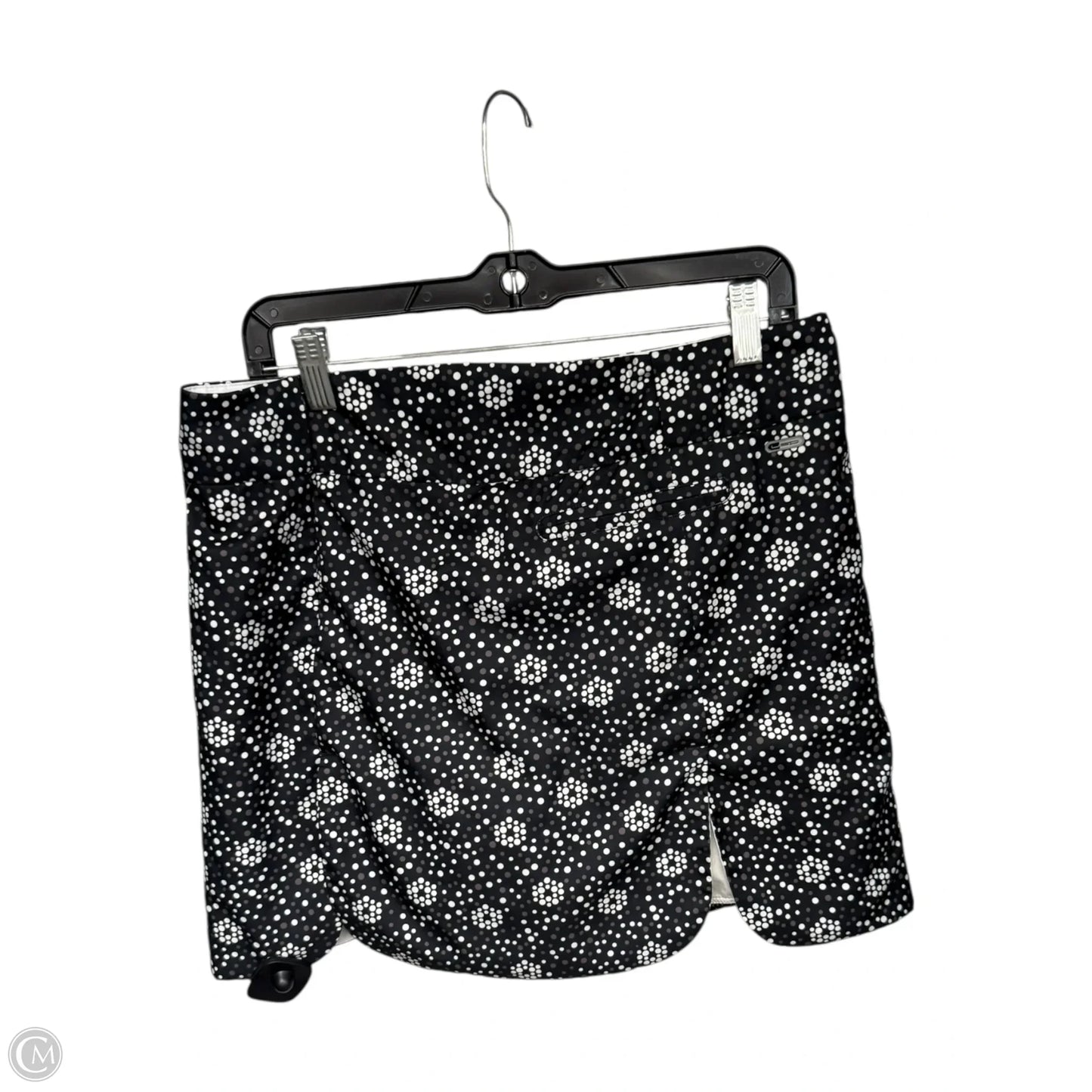 Athletic Skort By Puma In Black & White, Size: M