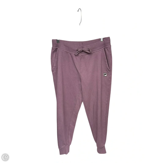 Athletic Pants By Fila In Purple, Size: M