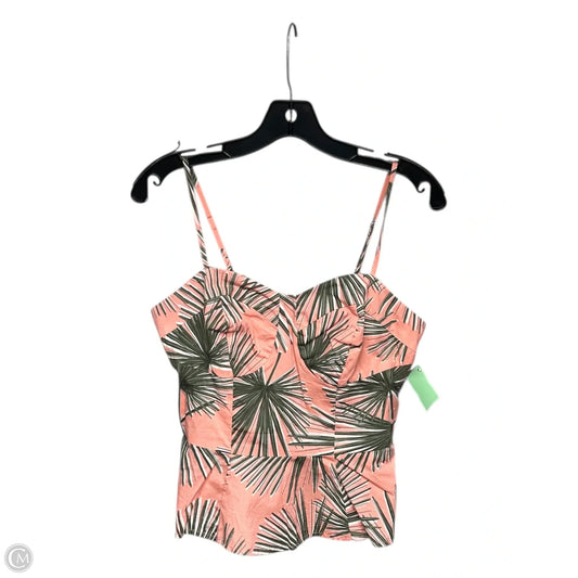 Top Sleeveless By A New Day In Tropical Print, Size: S