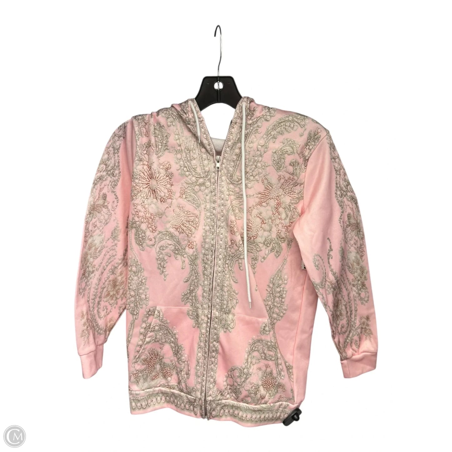 Sweatshirt Hoodie By Clothes Mentor In Pink, Size: S