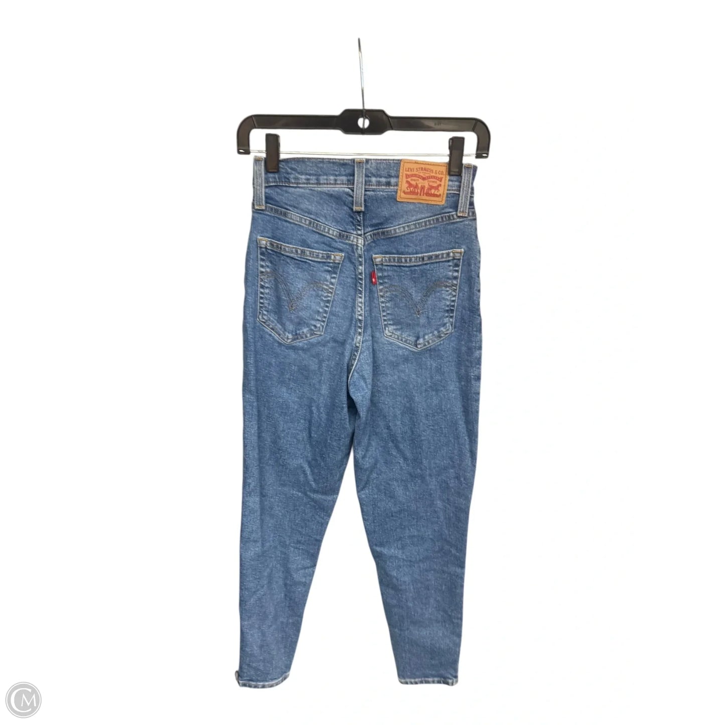 Jeans Skinny By Levis In Blue Denim, Size: 24