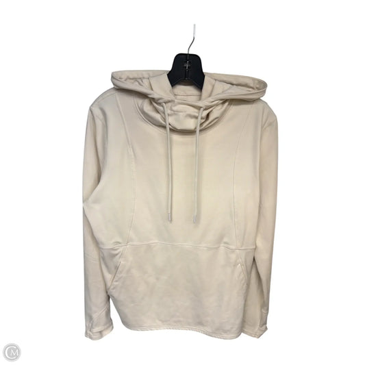 Sweatshirt Hoodie By Mono B In Cream, Size: S