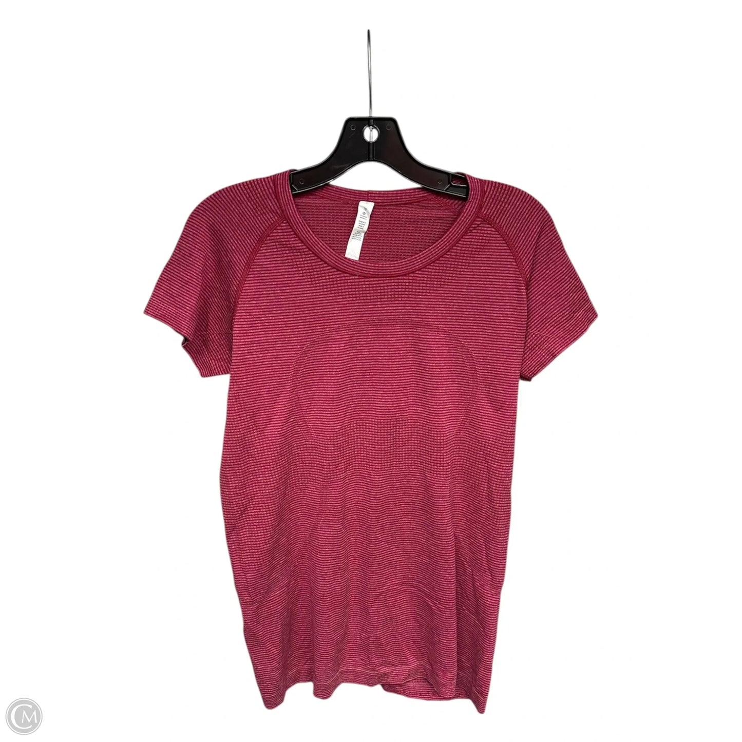 Athletic Top Long Sleeve Crewneck By Lululemon In Red, Size: 10