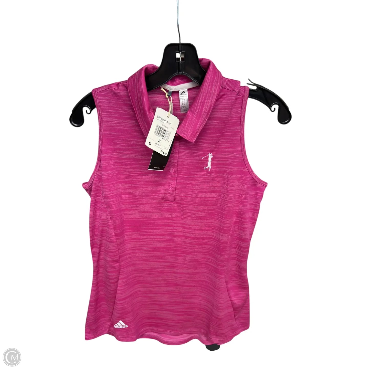 Athletic Tank Top By Adidas In Pink, Size: S