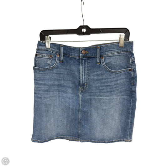 Skirt Midi By J. Crew In Blue Denim, Size: 8