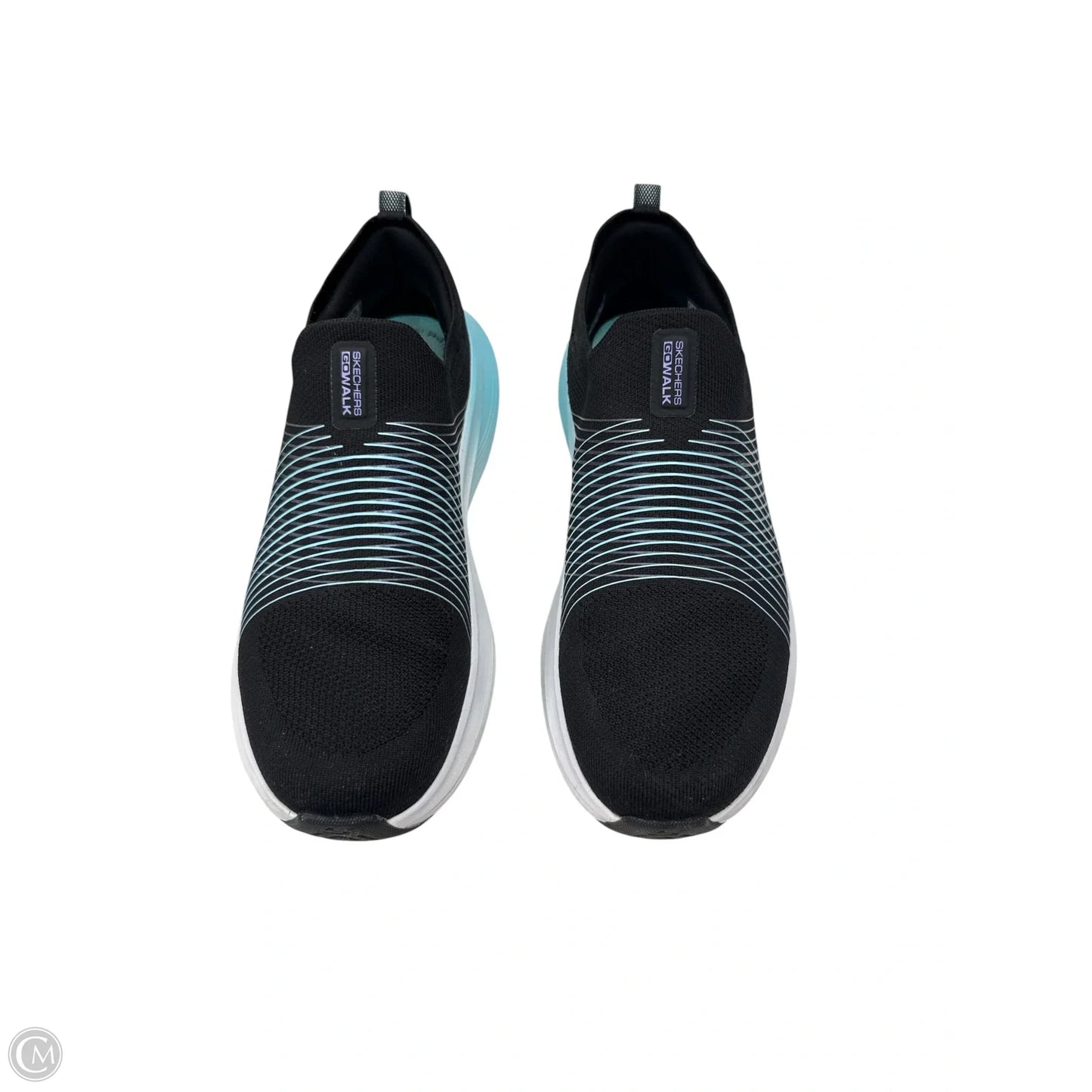 Shoes Sneakers By Skechers In Black & Blue, Size: 9.5