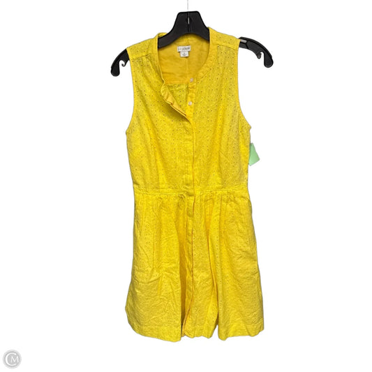 Dress Casual Midi By J. Crew In Yellow, Size: 2