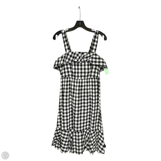 Dress Casual Maxi By J. Crew In Checkered Pattern, Size: 4