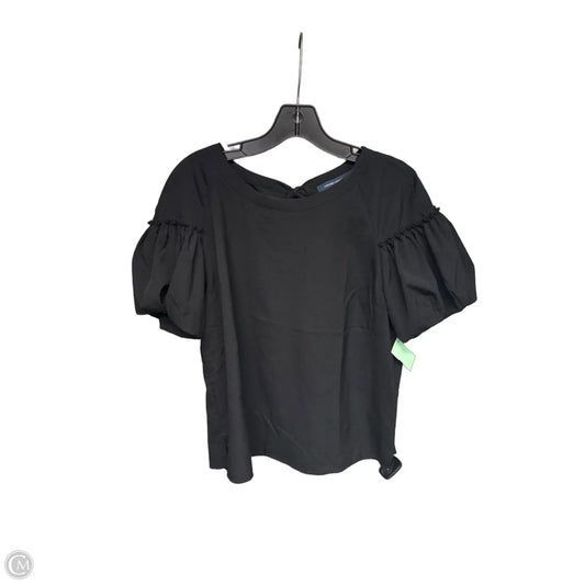 Top Short Sleeve By French Connection In Black, Size: M