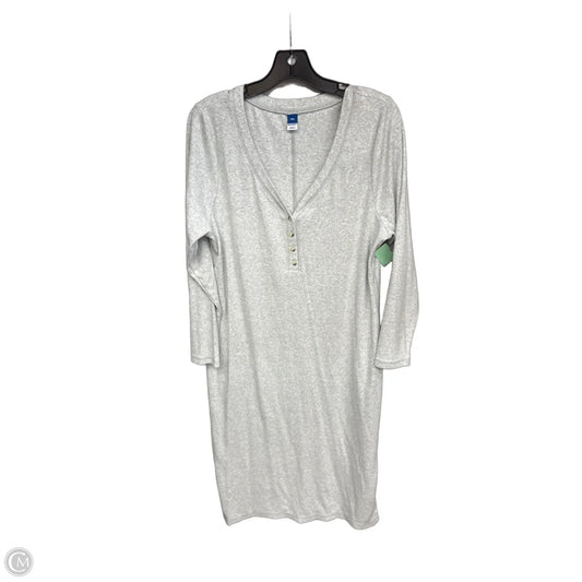 Dress Casual Maxi By Old Navy In Grey, Size: Xxl