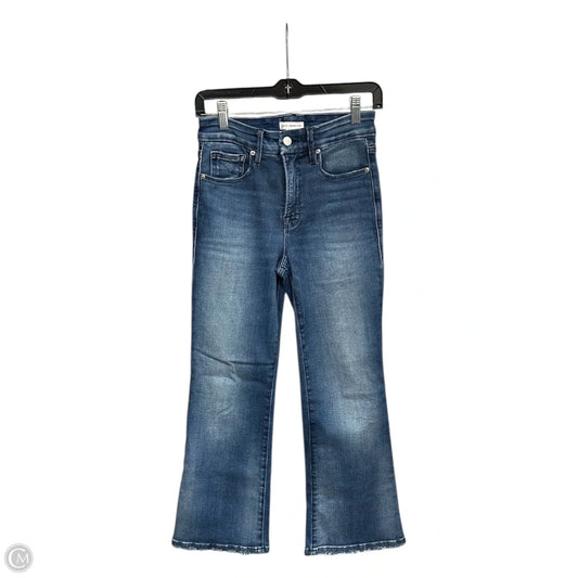 Jeans Flared By Good American In Blue Denim, Size: 2