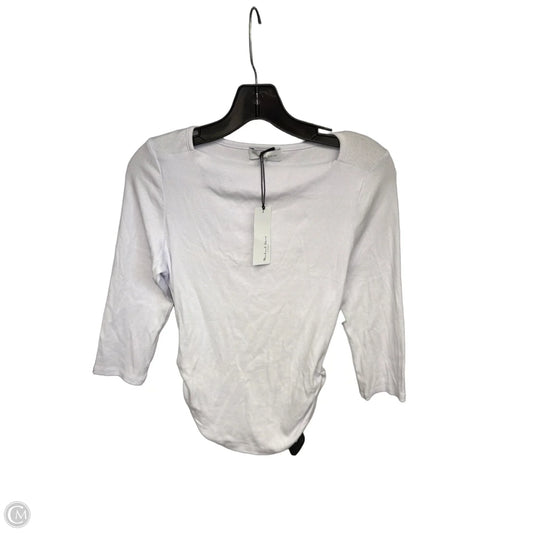 Top Long Sleeve By Michael Stars In White, Size: M