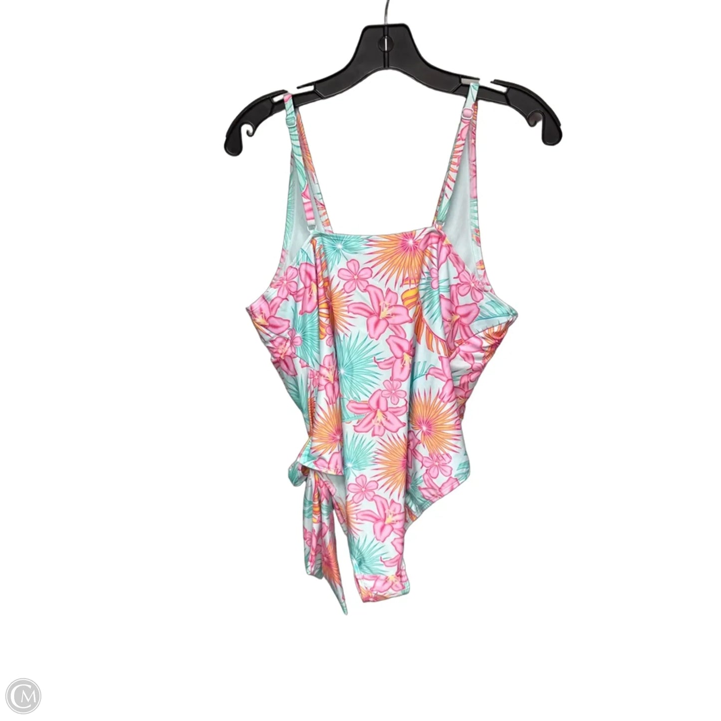 Swimsuit By Members Mark In Green & Pink, Size: Xxl