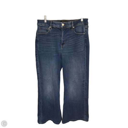 Jeans Wide Leg By White House Black Market In Blue Denim, Size: 10l