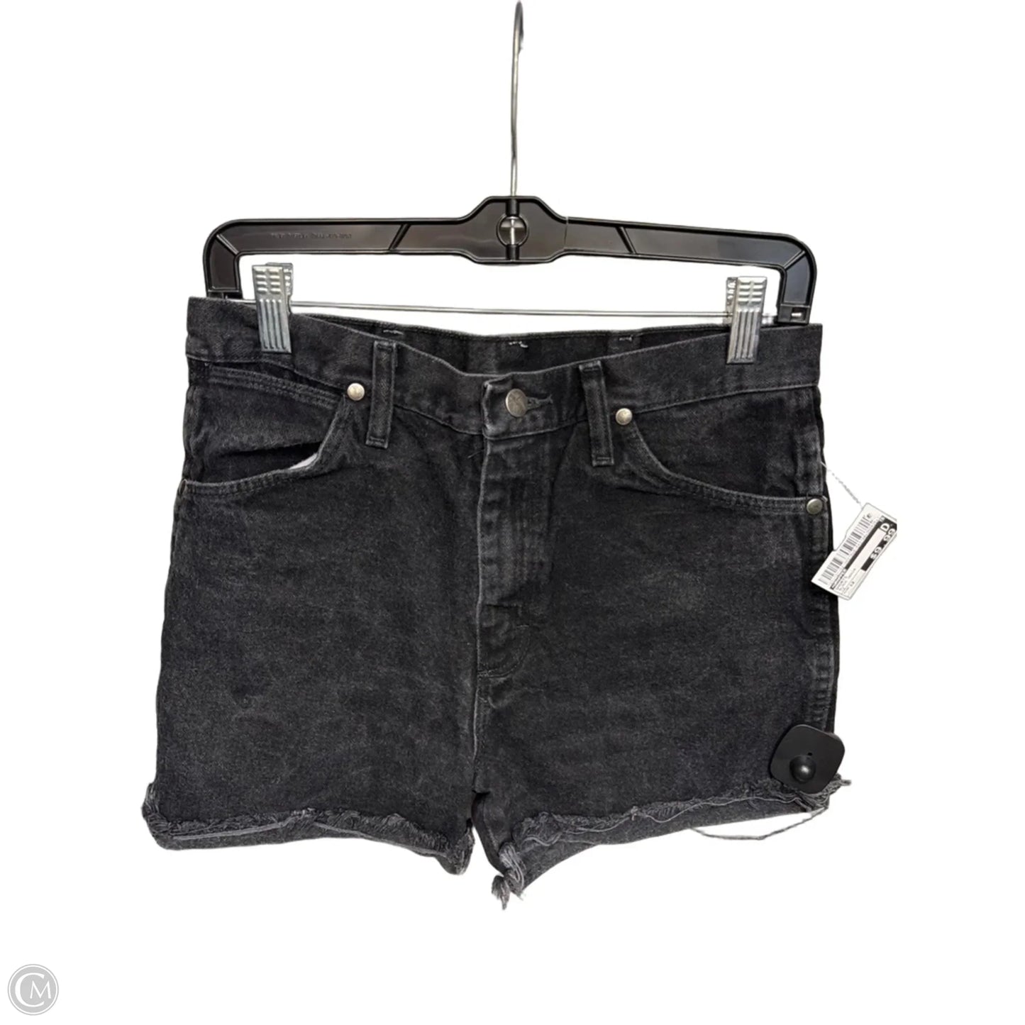 Shorts By Wrangler In Black Denim, Size: 12