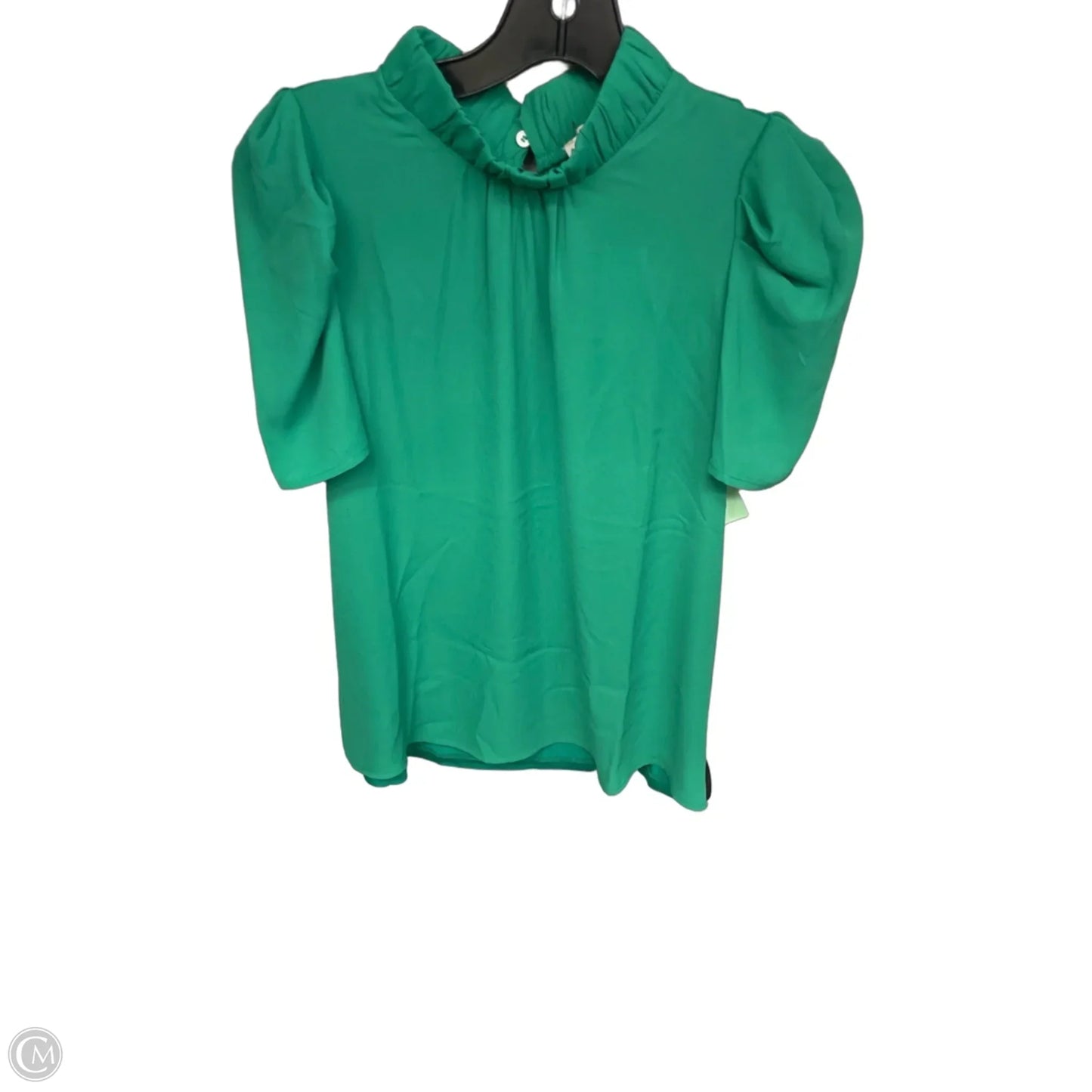 Top Short Sleeve By Loft In Green, Size: Xs