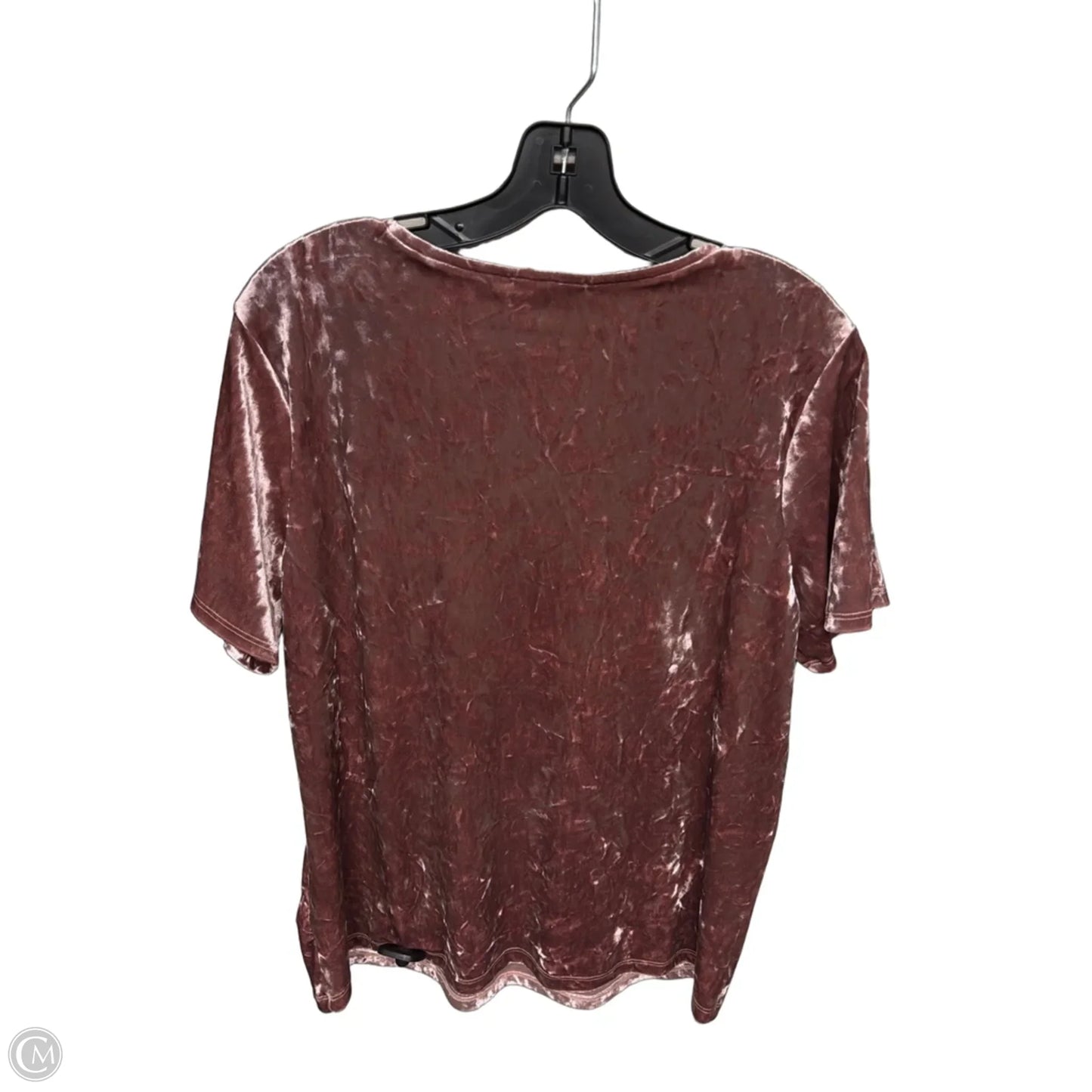 Top Short Sleeve By Pleione In Mauve, Size: M