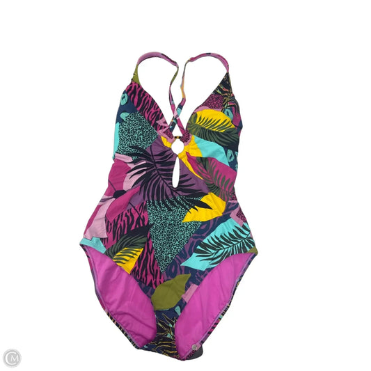 Swimsuit By Bleu In Multi-colored, Size: 14