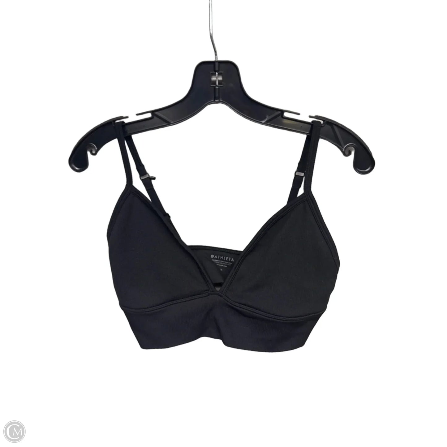 Athletic Bra By Athleta In Black, Size: M