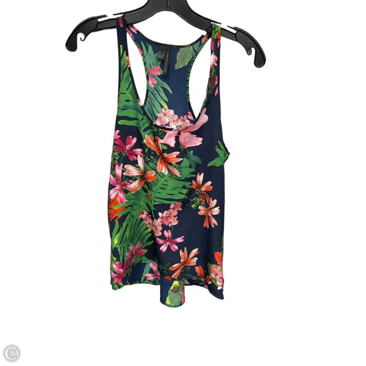 Top Sleeveless By Mng In Tropical Print, Size: 2