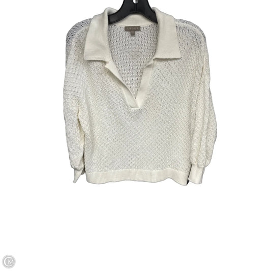 Sweater By Lilla P In Cream, Size: S