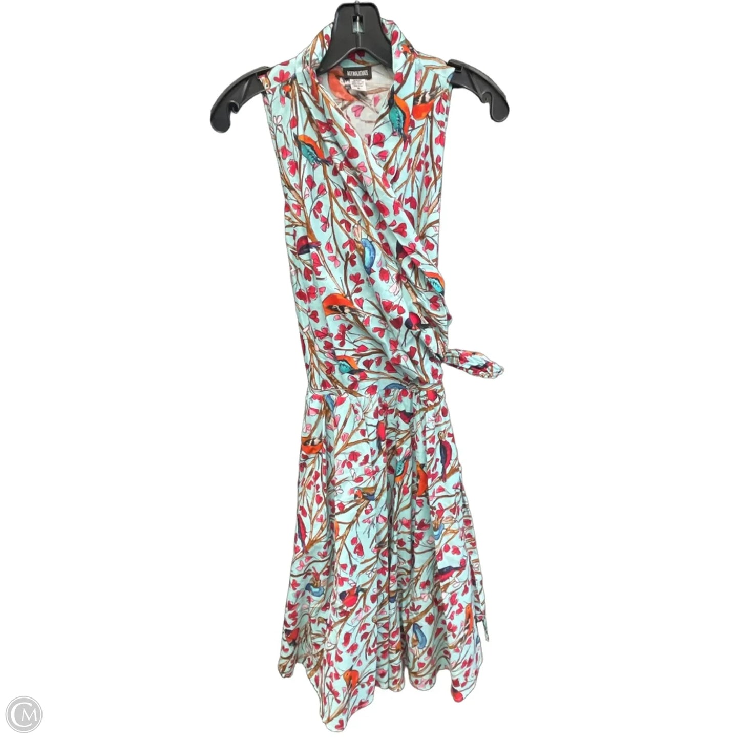Dress Casual Midi By Clothes Mentor In Blue & Red, Size: Xl